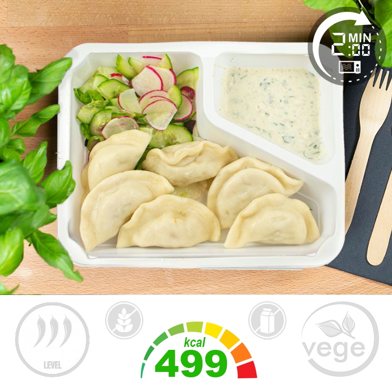 PIEROGI: z kurczakiem i...